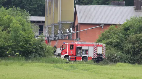 Brand am Stall in Osthellen