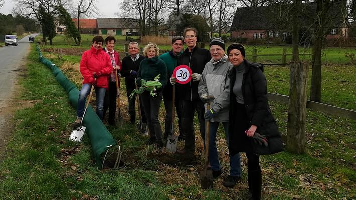 Voller Einsatz für die letzten Kröten